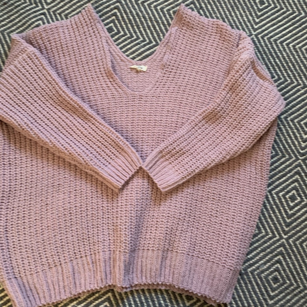 Oversized PinkBlush Sweater - Picture 2 of 4